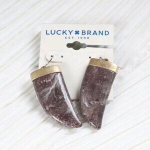 Lucky Brand Boho Chic Earrings Unique Statement Fashion Jewelry Gift New